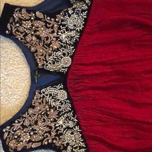 South Asian gown with slip